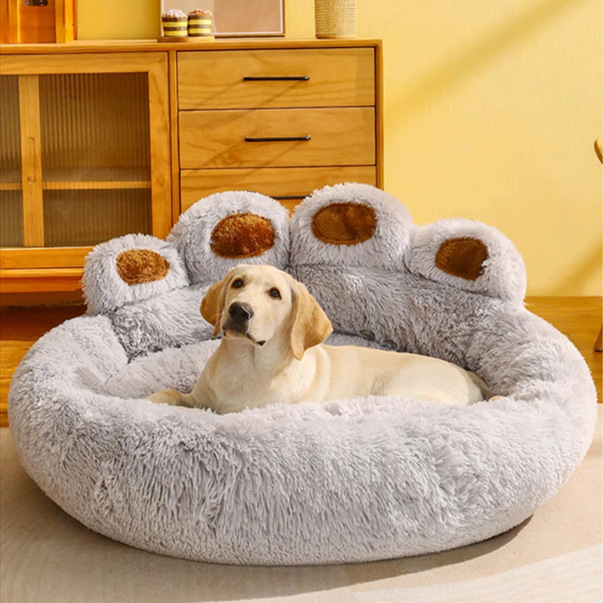 Pet Dog Sofa Beds for Small Dogs Warm Accessories Large Dog Bed Mat Pets Kennel Washable Plush Medium Basket Puppy Cats Supplies [PET]