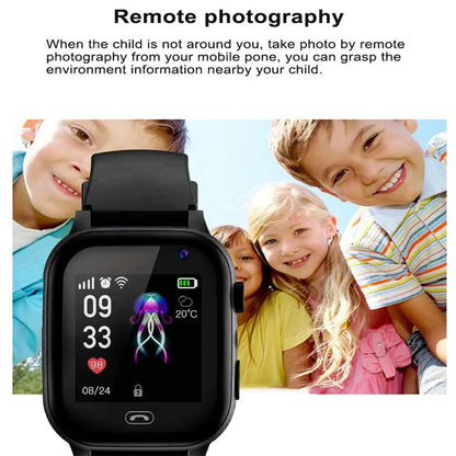 Smart Watch Kids LBS Location SOS Phone Call SIM Card Camera Photo Alarm Clock Children Electronic Watch Gift For Boy Girls Q15C [SWH]