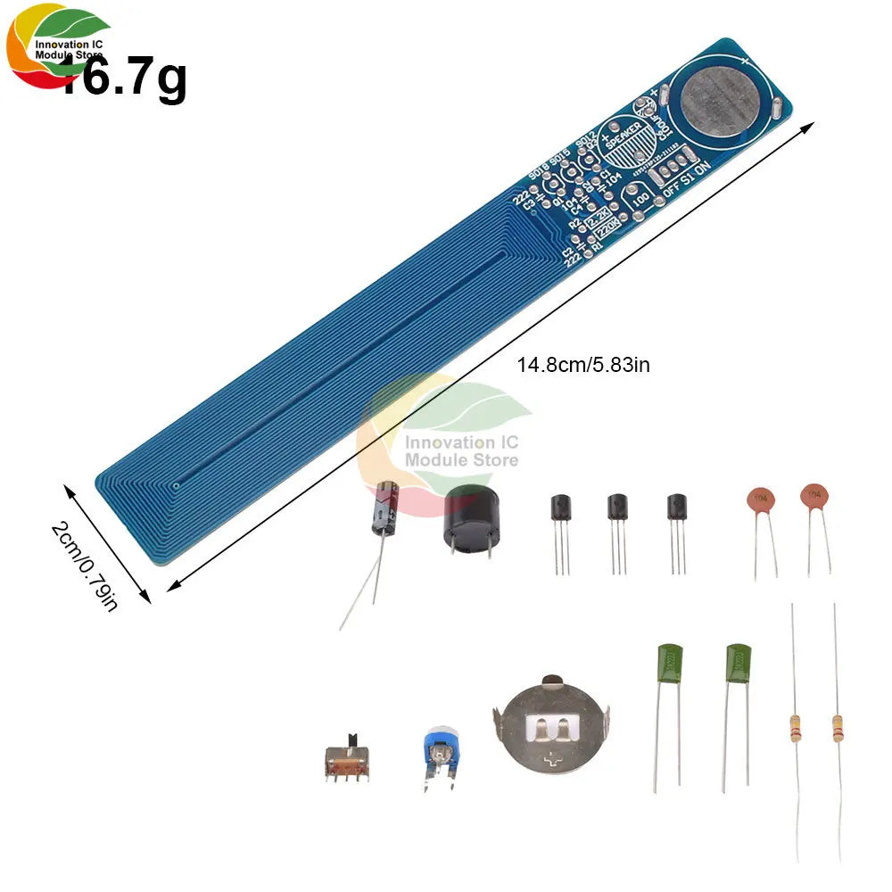 DC3-5V Simple Metal Detector Electronic Kit DIY Metal Detector Kit DIY Technology Training Welding Metal Detector Module [MTL]