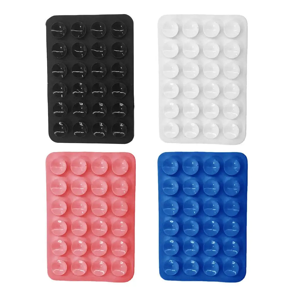 Sticky Grippy Suction Phone Case Mount Silicon Adhesive Phone Accessory for iPhone And Android Hands-Free Fidget Toy [PHC]