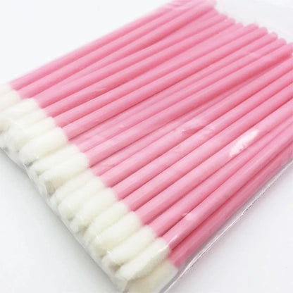 500-2000Pcs Pink Disposable Lip Brush Full Size Lipsticks Lipbrush Mascara Applicator Lipstick Wands Set Cosmetic Makeup Tool [CSM]