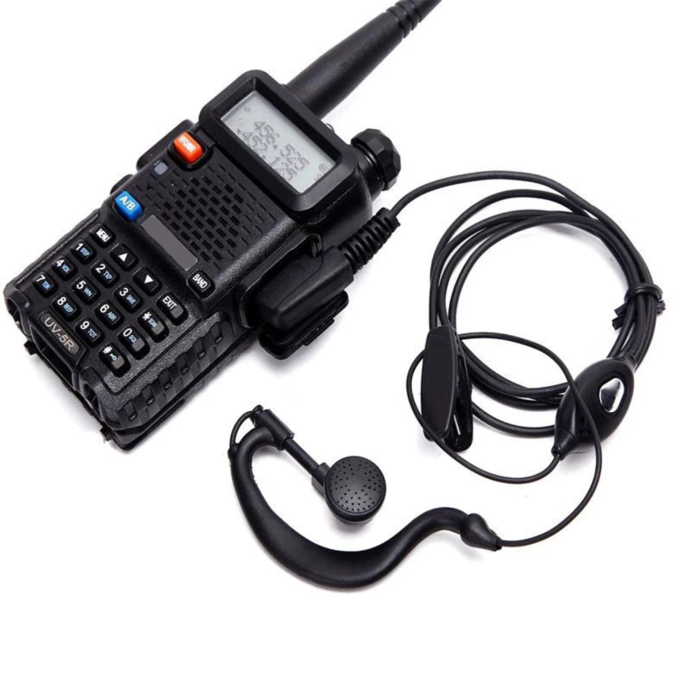 Walkie Talkie Headset Earphone K-Plug Wired Two Way Ham Radio Earpiece For Baofeng BF-888S UV5R Walkie Talkie 992 Earwear [TEL]