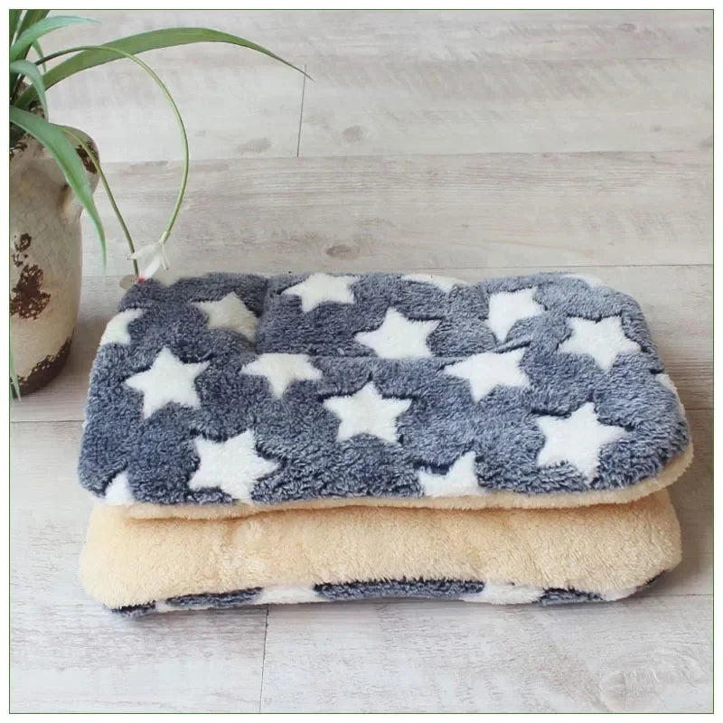 Flannel Pet Mat Dog Bed Cat Bed Thicken Sleeping Mat Dog Blanket Mat For Puppy Kitten Pet Dog Bed for Small Large Dogs Pet Rug [PET]