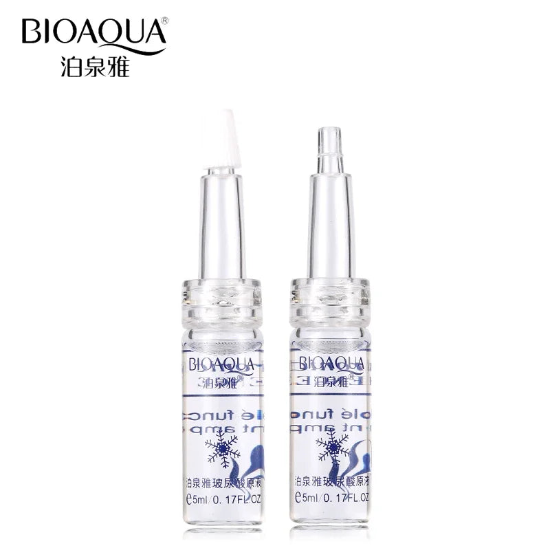 BIOAQUA 10pcs/lot Moisturizing Vitamins Hyaluronic Acid Serum Facial Skin Care Anti Wrinkle Anti Aging Collagen Essence Liquid [SKC]