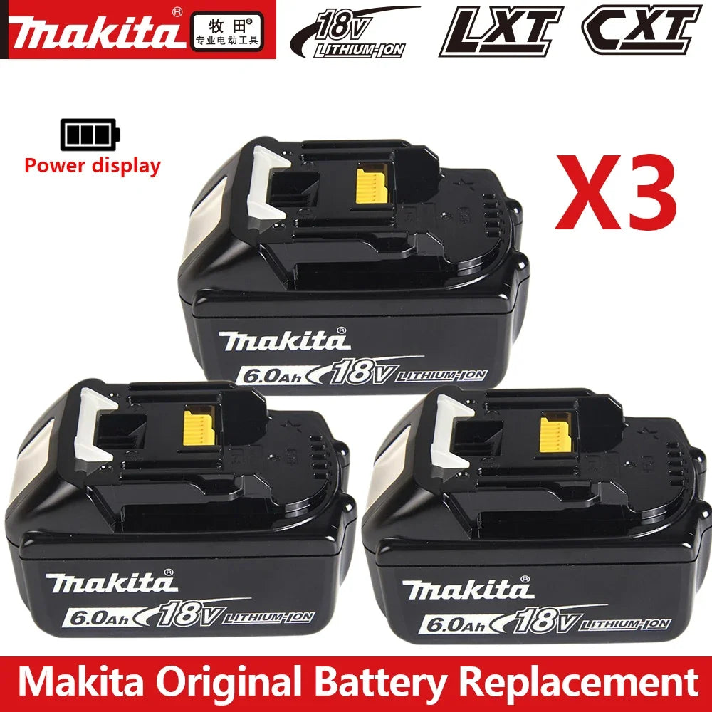 Genuine/Original Makita 18v battery bl1850b BL1850 bl1860 bl 1860 bl1830 bl1815 bl1840 LXT400 6.0Ah for makita 18v tools drill [BAT]