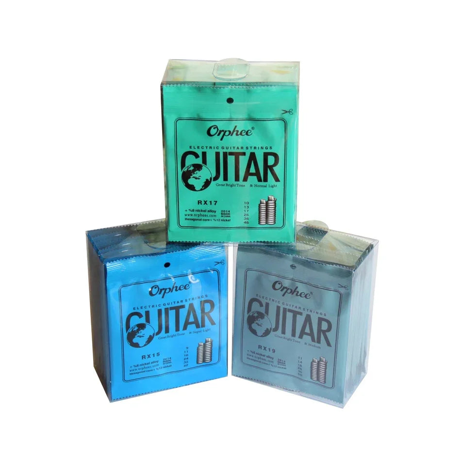 Orphee Practiced Nickel Plated Steel Guitar Strings For Electric Guitar With Original Retail Package [SPT]