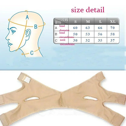 Elastic Face Slimming Bandage V Line Face Shaper Women Chin Cheek Lift Up Belt Facial Massager Strap Face Beauty Skin Care Tools [SKC]