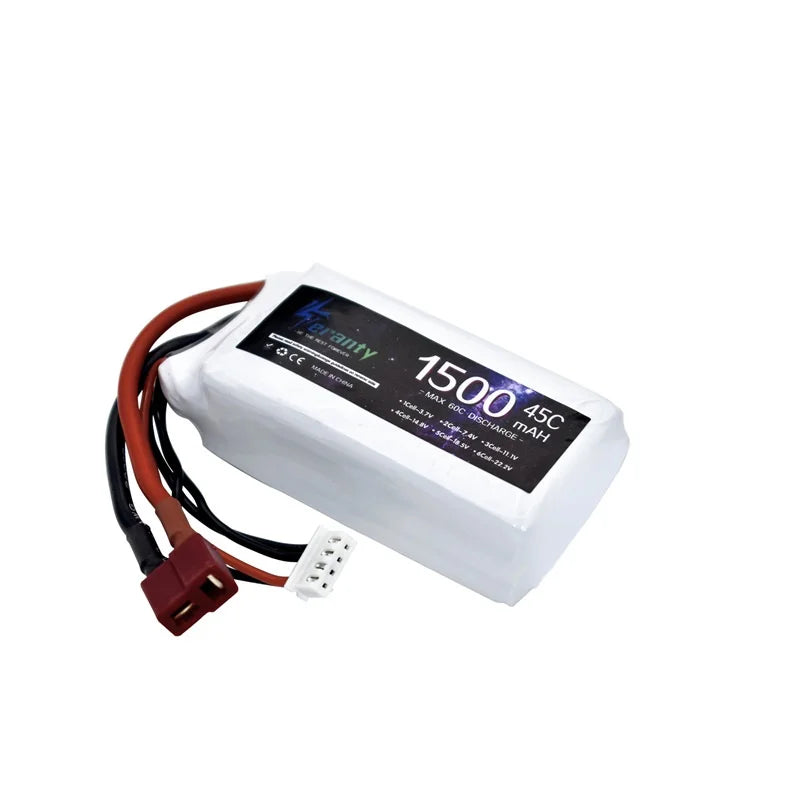 TERANTY 3s 45C 11.1V 1500mah Lipo Battery for RC Car Airplane Boat Quadcopter Spare Parts upgrade 11.1v Drones battery 1Pcs [BAT]