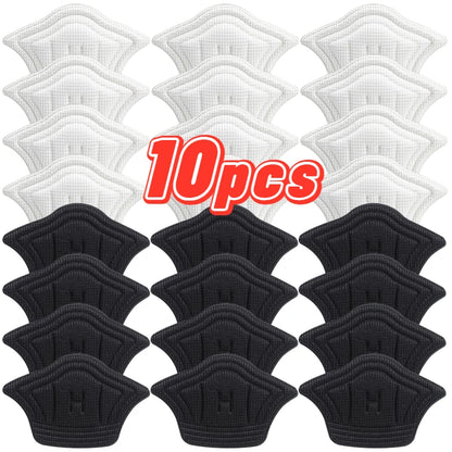 10Pcs Heel Insoles for Shoes Patch Heel Pads for Sport Shoes Adjustable Size Feet Pad Insole Shoe Heel Protector Back Sticker [SHO]