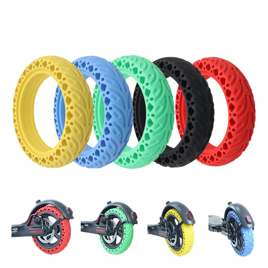 8.5 inch tyre Electric Scooter Honeycomb Shock Absorber Damping red Tyre Durable Rubber Solid Tire For Xiaomi Mijia M365 pro [CYC]