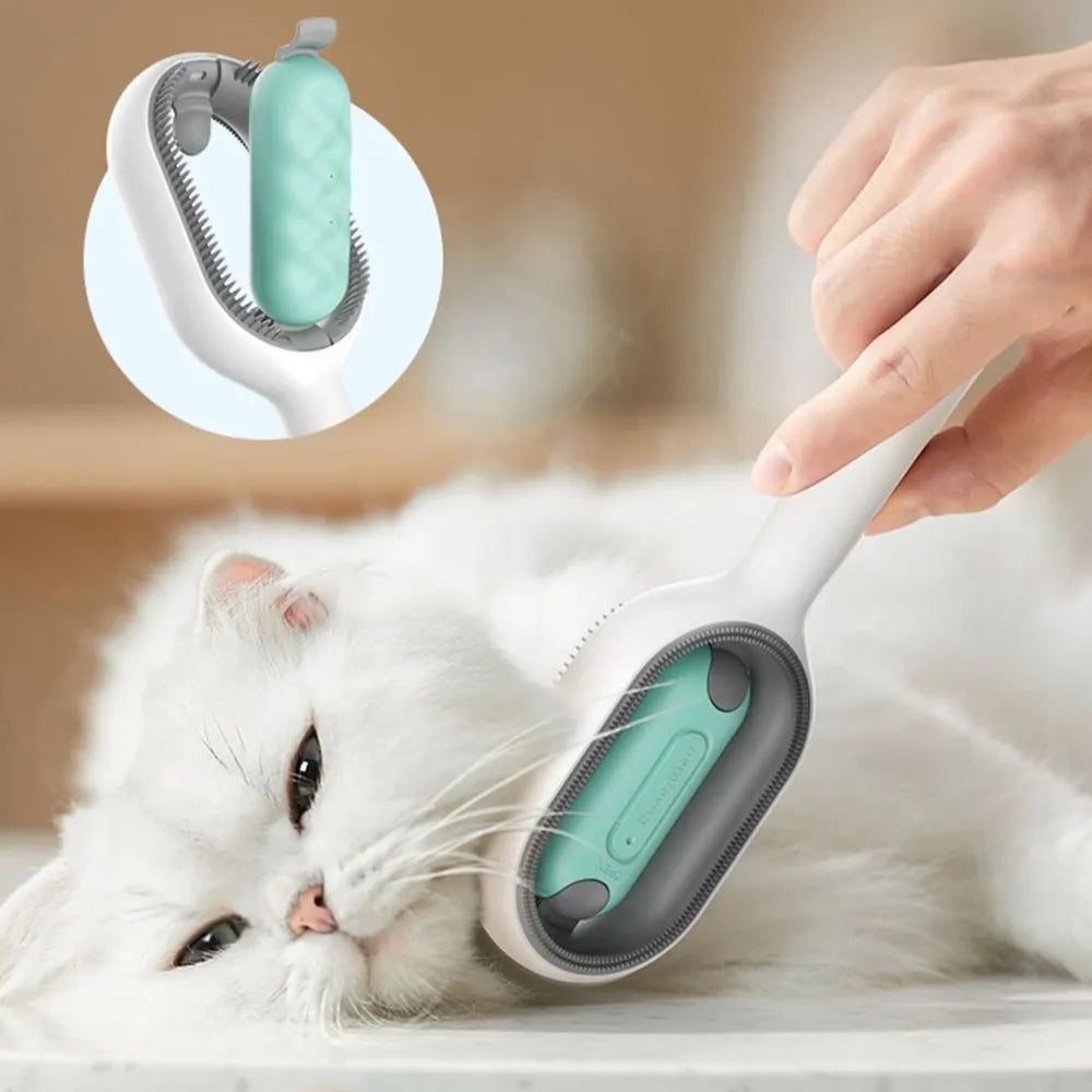 Pet Grooming Brush Massage Comb Remover  Supplies Pet Products with Wipes and Water Tank for Cat Dog Cleaning Skin Care [PET]