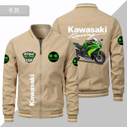 Spring and Autumn New Men's Jacket Brand Motorcycle Logo Printed Jacket Outdoor Jacket Casual Sports Baseball  [MEN]