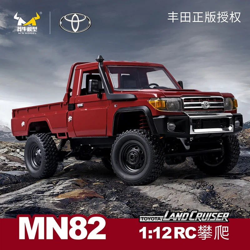 MN82 1:12 Full Scale MN Model RTR Version RC Car 2.4G 4WD 280 Motor Proportional Off-Road RC Remote Control Car For Boys Gifts [TOYS]