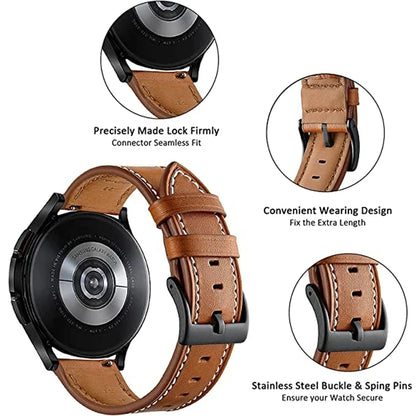 20 22MM Bracelet Leather Strap For Huawei Watch GT GT2 GT3 42 46mm Smart Watch Band GT 2 Pro GT3 Pro 46mm42mm Wristband Bracelet [SWH]