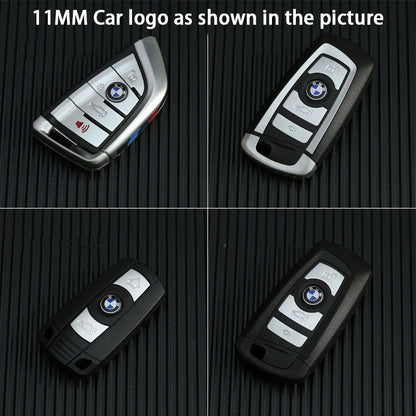 11/14mm Car Remote Key Fob Emblem Badge Radio button Sticker For BMW M Performance E46 E49 F30 F80 E36 E46 E93 E92 F34 F31 Z4 X7 [BDK]