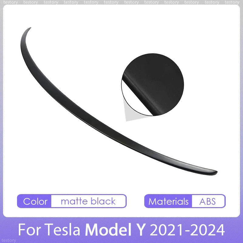 For Tesla Spoiler Model Y 2024 Accessories Spoilers Wings for Tesla Model 3 Highland 2024 Accessories 3/Y 2017-2024 ABS Material [BDK]