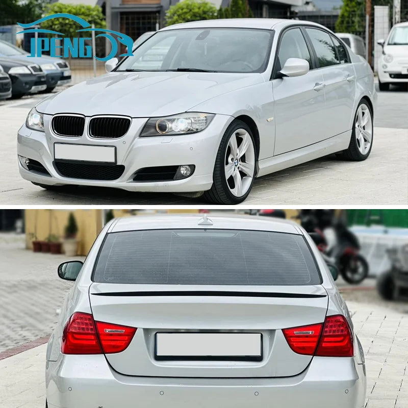 Fits For BMW 3 Series E90 320d 320i 330i M sport 2004-2011 Accessories Car Rear Trunk Boot Lip Spoiler Wing [BDK]