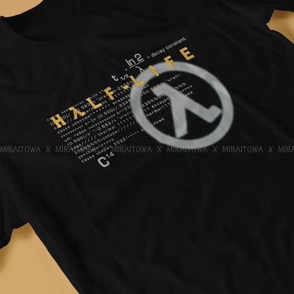 Half Life Game 1998 T Shirt Punk Men's Tees Summer Cotton Tops Harajuku Crewneck TShirt [MEN]