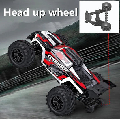 SCY 16102 1:16 50KM/H 4WD RC Car With LED Light Remote Control Cars High Speed Drift Monster Truck for Kids vs Wltoys 144001 Toy [TOYS]