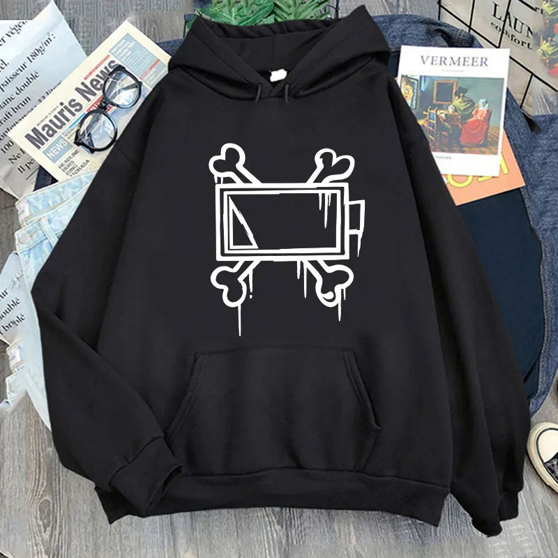 Harajuku Men's Hoodie MURDER DRONES Hoodies Printing Long Sleeve Casual Spring Autumn Sweatshirt Streetwear Y2k Clothes Unisex [MEN]