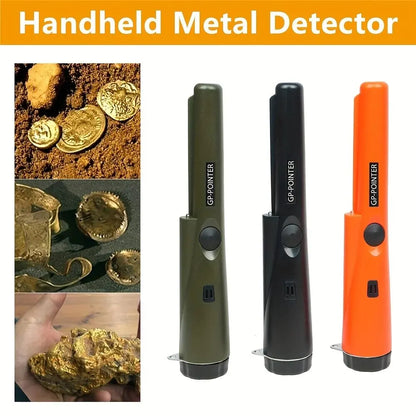 Handheld Metal Detector GP-pointer Pinpointing For Treasure Search Waterproof Positioning Rod Detecting With Bracelet LED Lights [MTL]