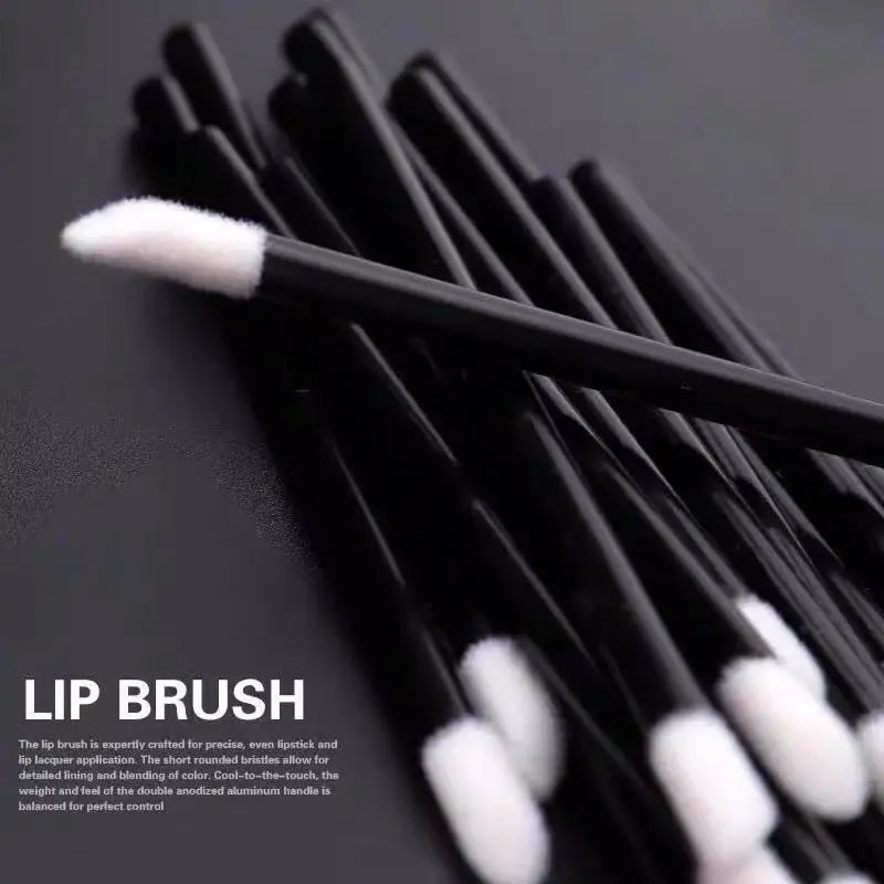 50 Pcs Disposable Lip Brush Eyelash Makeups Brushes Lash Extension Mascara Applicator Lipstick Wands Set Cosmetic Makeup Tools [CSM]