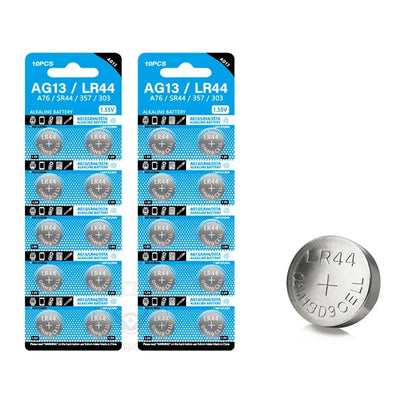 2PCS-50PCS 1.55V AG13 LR44 L1154 RW82 SR1154 SP76 pila SR44 Button Batteries A76 LR1154 GP7 Cell Coin Watch Toys Remote Battery [BAT]