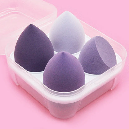 4pcs/bag Fashion Make Up Blender Cosmetic Puff Makeup Sponge Foundation Powder Sponge Beauty Tool Makeup Tool Accessories [CSM]