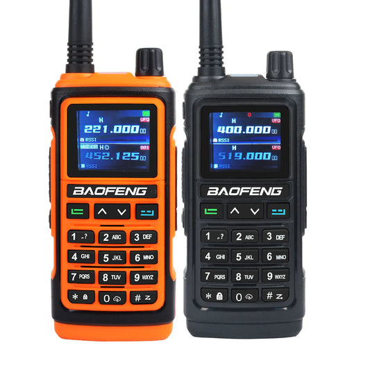 Baofeng UV-17Pro GPS Walkie Talkie 108-130MHz Air Band VHF UHF 200-260MHz 350-355MHz FM Radio Six Bands Freq Copy Waterproof [TEL]