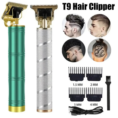 Hot Sale Hair Cutting Machine Men Beard Trimmer Electric Hair Clipper T9 Hair Trimmer Rechargeable Electric Shaver Beard Barber [HAI]