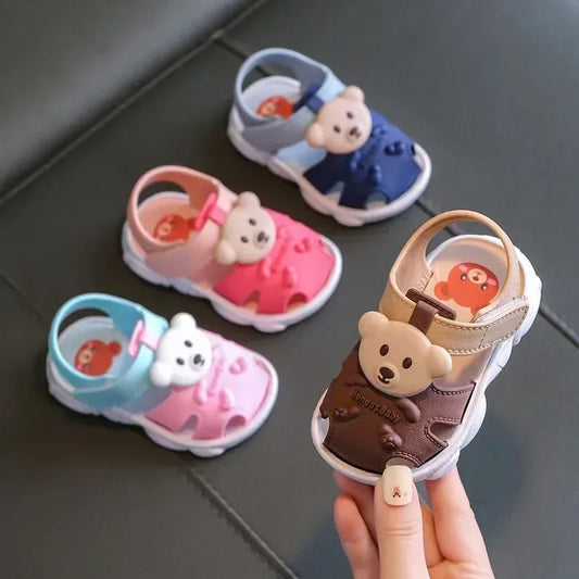 2023 Summer Baby Boys Girls Sandals Children Beach Sandals Cartoon Infant Toddler Shoes Comfortable Soft Sole Kids Student Shoes [SHO]