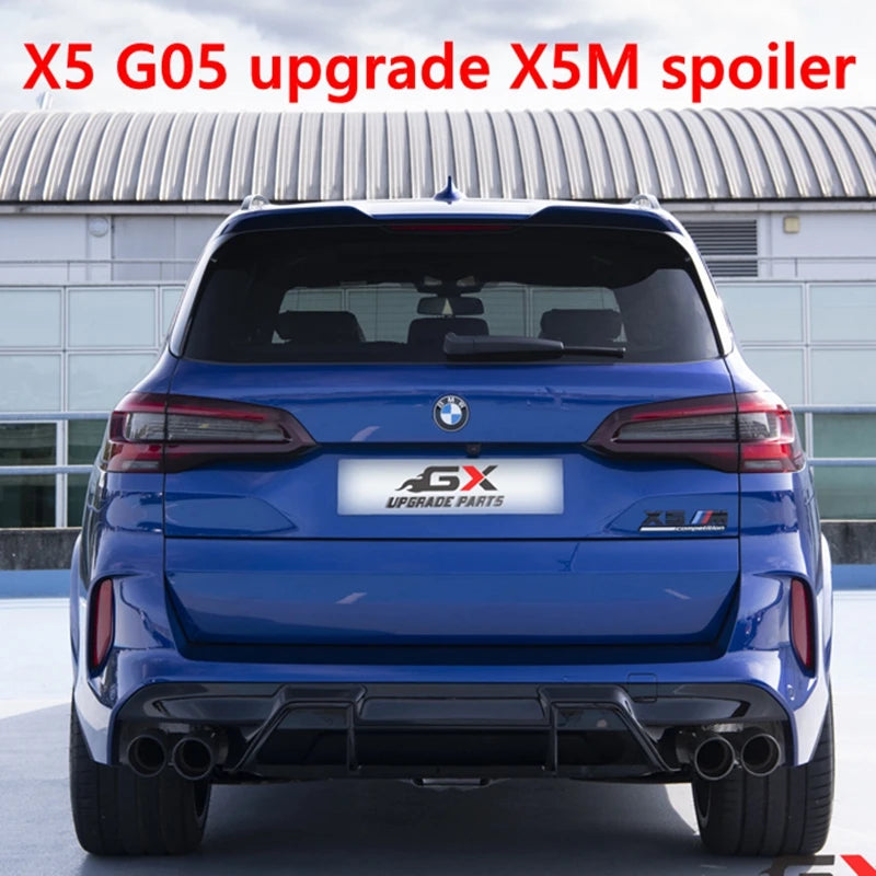 JCSTZY  ABS Black Rear Trunk Lip Spoiler Top Wing FOR BMW X5 G05 Upgrade X5M Style Spoiler 2018-2021 [BDK]