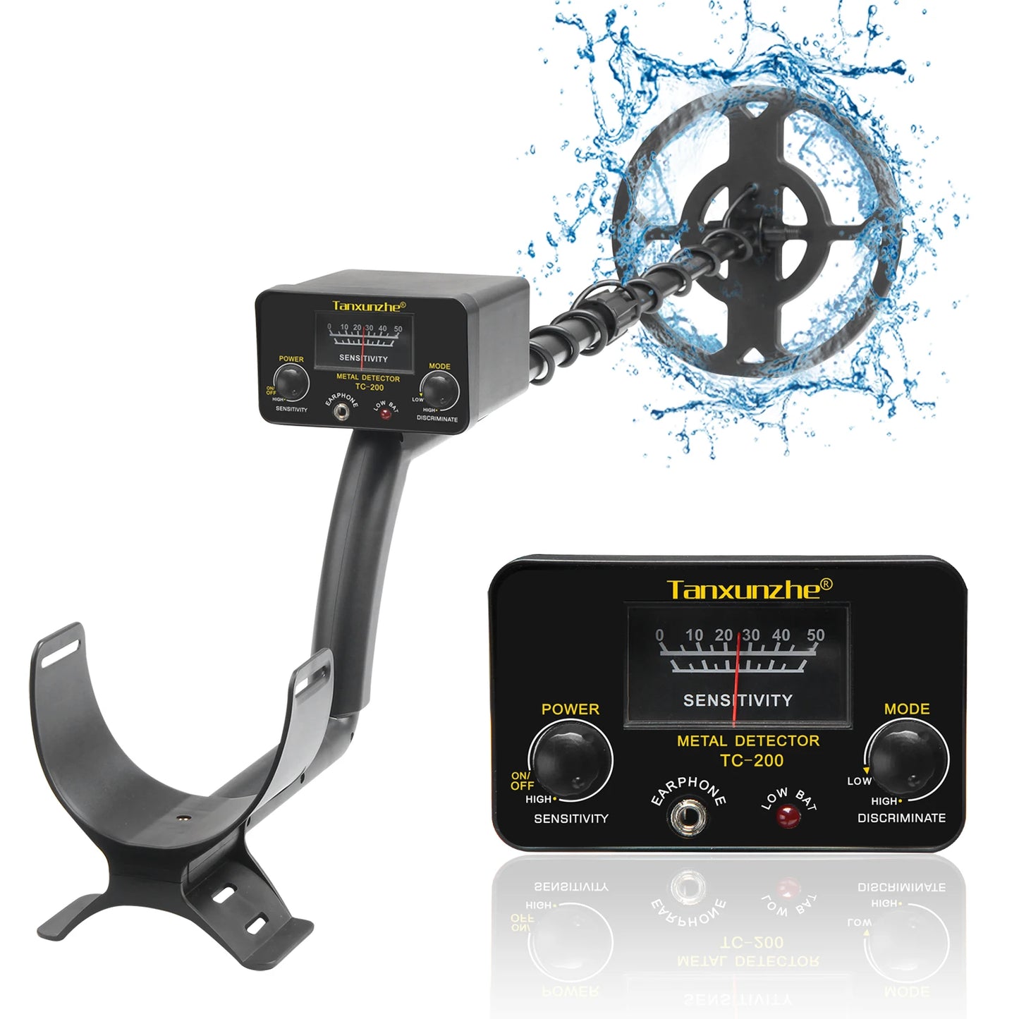 TC-200 Upgrade Metal Detector Underground Draad Ijzer Metalen Goud Detector Verstelbare Tracker Voor Schat Zoeken Nieuwe detect [MTL]