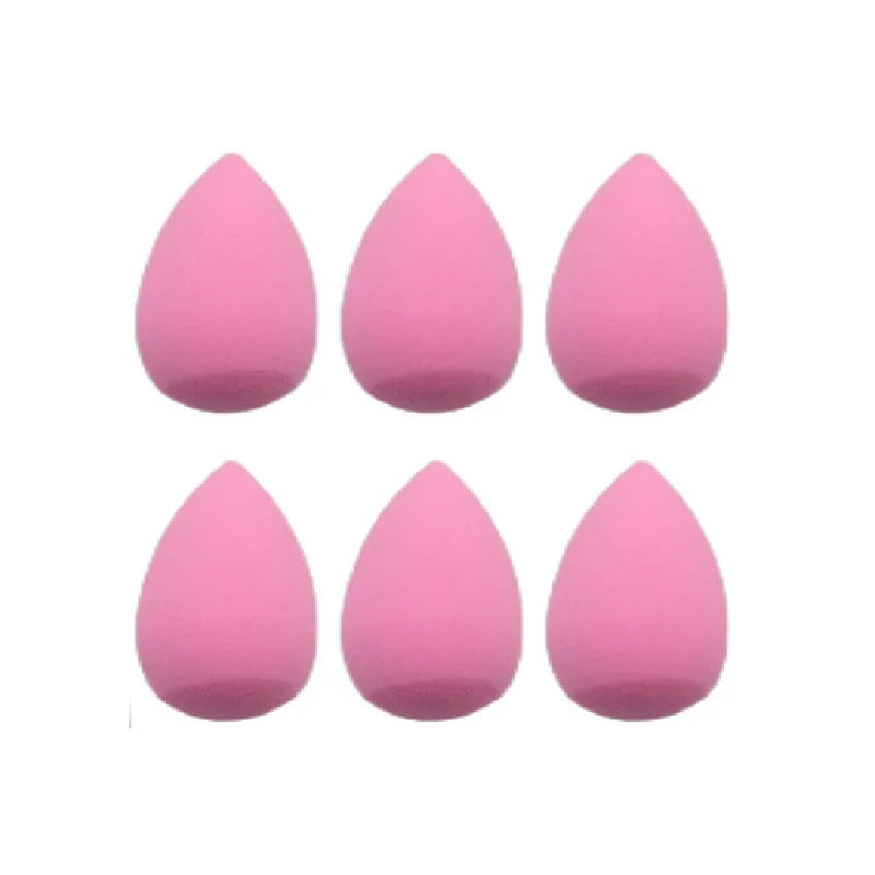 6Pcs Mini Makeup Sponge Powder Puff Beauty Sponge for Makeup Concealer Liquid Foundation Face Cosmetic Puff Make Up Sponge [CSM]