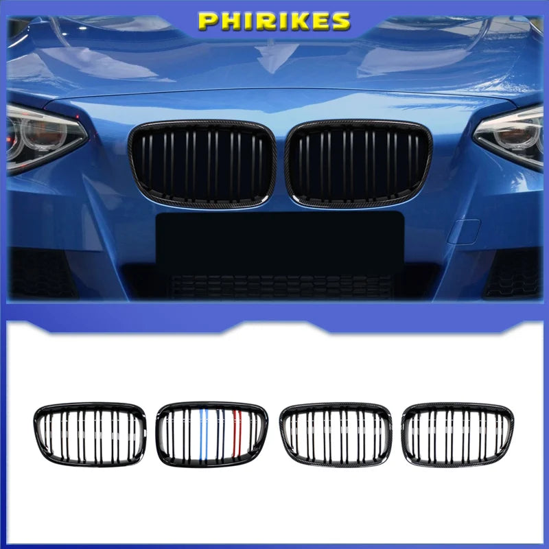 Front Bumper Kidney Grille Radiator Guard Grill M Performance Car Accessories Fit For BMW 1 Series F20 F21 2011-2014 [BDK]