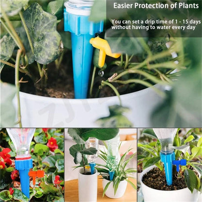 Self-Watering Kits Waterers Drip Irrigation Indoor Plant Watering Device Gardening Flowers and Plants Automatic Waterer Gadgets [GAR]