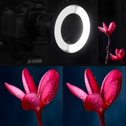 Godox MF-R76 Macro LED Ring Light 5000K RING76 Macro Close Up Speedlite Flash Light for DSLR Cameras Canon Nikon 6D 7D 60D 70D [PHO]