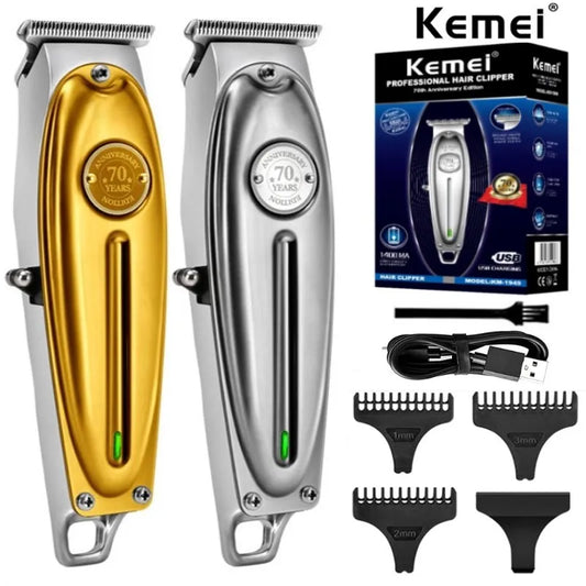 Kemei KM-1949 Pro electric barber full metal professional hair trimmer for men beard hair clipper finishing hair cutting machine [HAI]