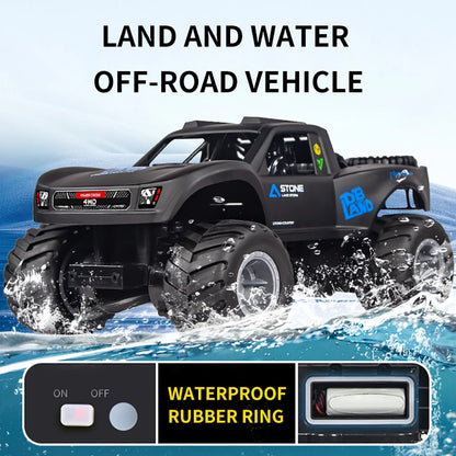 Q156 Amphibious 4WD RC Car 2.4G Off Road Remote Control Cars Waterproof Climbing Vehicle Drift Monster Truck for Kids Toys [TOYS]