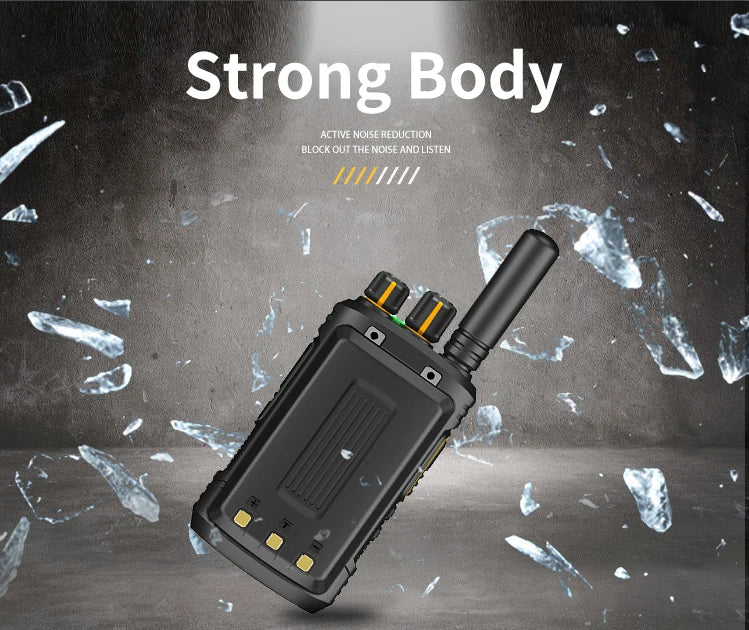 Chierda CD11  Mini Walkie Talkie Rechargeable Walkie-Talkies 1 or 2 Pcs PTT 5-8KM Long Range Portable Two-way Radio For Hunting [TEL]