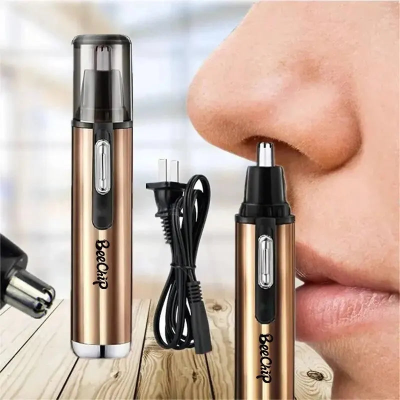 Nose Hair TrimmerNose Hair Shaver Ear And Nose Hair Trimmer Painless Battery Electric Men Nose Hair Shaver Men Nose HairScissor [HAI]