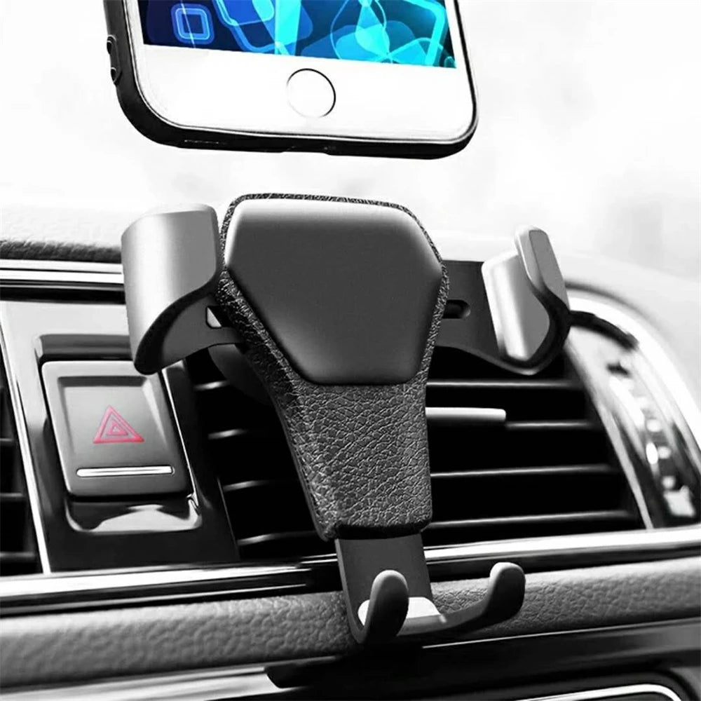 Universal Gravity Auto Phone Holder Car Air Vent Clip Mount Mobile Phone Holder Cell Phone Stand Support For iPhone For Samsung [CAR]