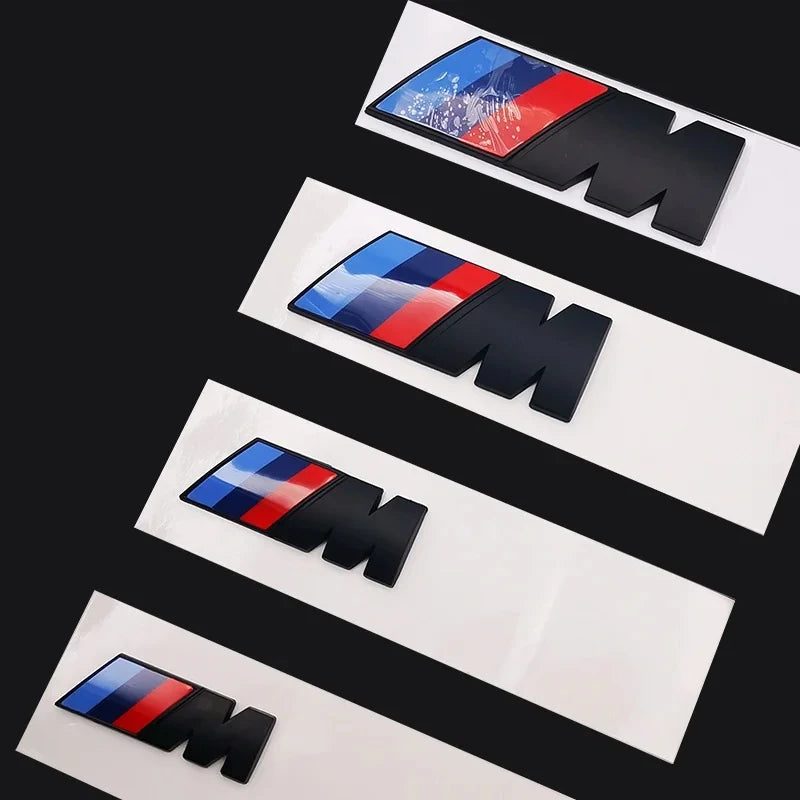 2024 BMW M LOGO Fender Emblem Badge Rear Trunk Badge For 1 3 5 7 Series X1 X3 X5 X6 M Sports Sticker Car Accessories Styling [BDK]