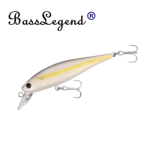 BassLegend Fishing Artificial Bait Suspending Minnow Shallow Wobbler Jerkbait Shad Bass Pike Lure 128 SP 78 F 65 SP [SPT]