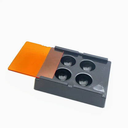 4 Holes/8 Holes  Dental Veneer Storage Box Teeth Patch Shading Light Storage Case Denture Retainer Molar Boxes [DEN]