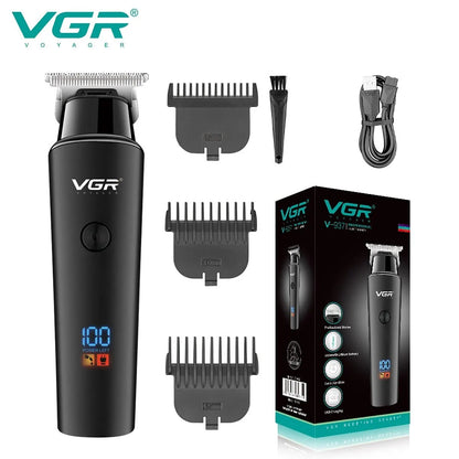 VGR Hair Trimmer Professional Electric Trimmers Cordless Hair Clipper Rechargeable LED Display V 937 [HAI]