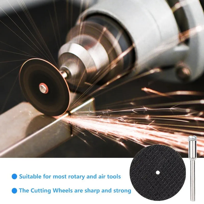 CMCP Abrasive Cutting Disc 32mm With Mandrels Grinding Wheels For Dremel Accesories Metal Cutting Rotary Tool Saw Blade [PTO]