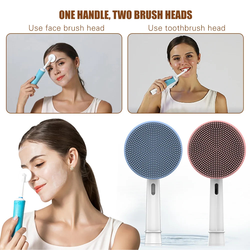 Replacement Brush Heads For Oral-B Electric Toothbrush Facial Cleansing Brush Head Electric Cleansing Head Face Skin Care Tools [SKC]