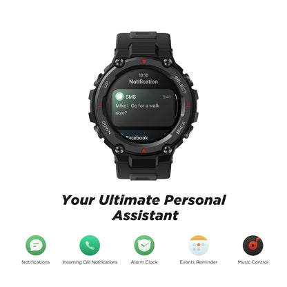 Global Version Amazfit Trex Pro GPS Outdoor Smartwatch Waterproof 18-day Battery Life 390mAh Smart Watch For Android iOS Phone [SWH]