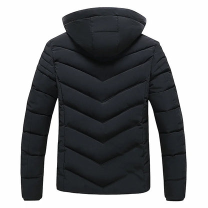 Men's Coats Casual Parkas Coat Mountaineering Motorcycle Jacket Clothing Winter Man Fashionable Camping Windproof Heating Male [MEN]